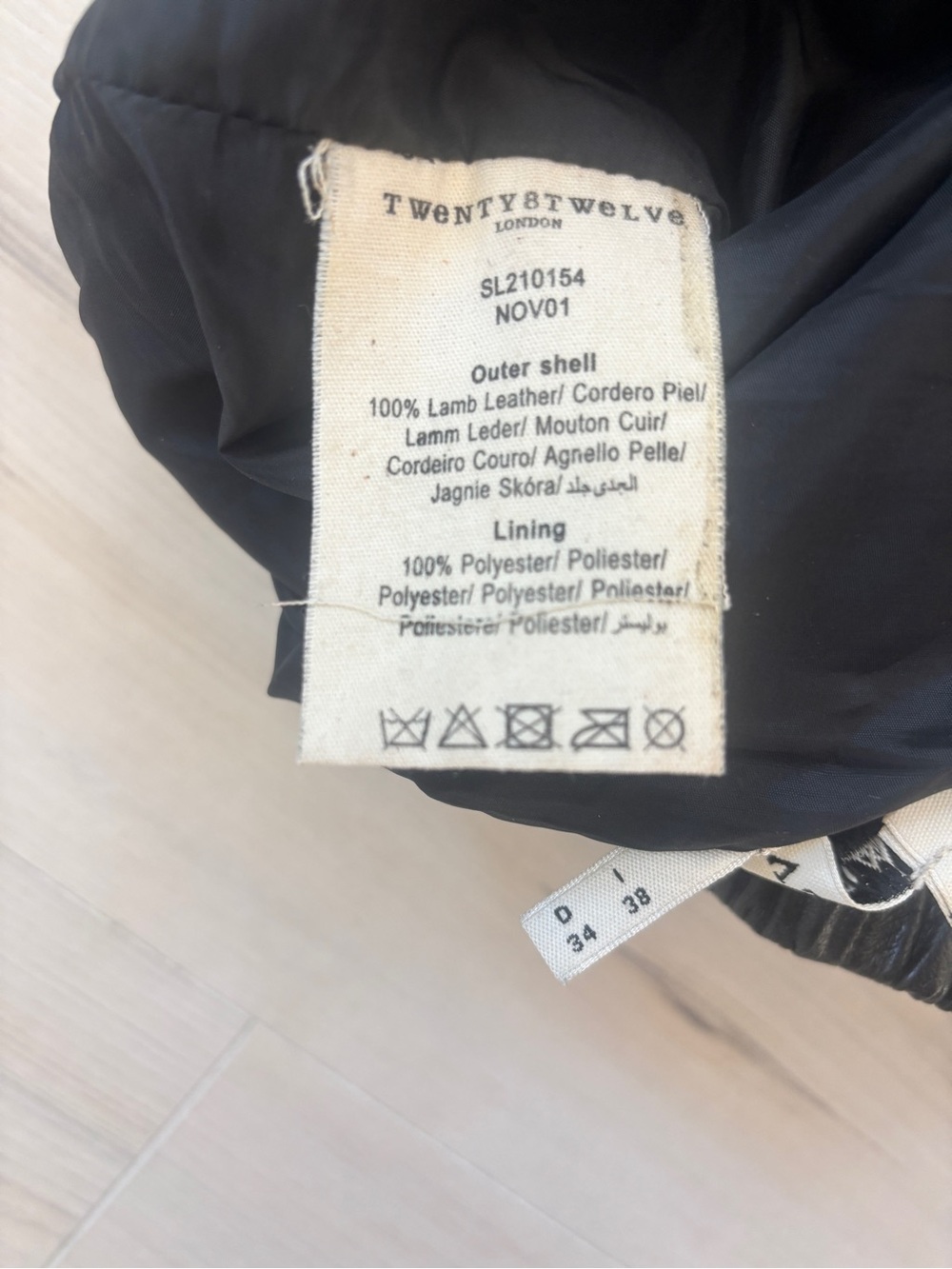 Twenty8Twelve black leather joggers - Picture 4 of 4